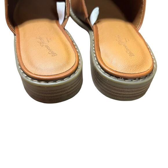 UNIVERSAL THREAD Rita Mule Flats Brown 8 - Picture 3 of 5